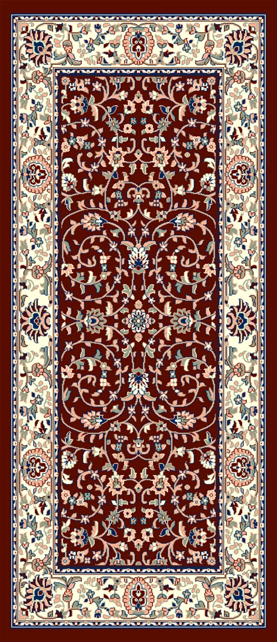 3x5 ft design image for Signature Medallion Heatwoven Carpet