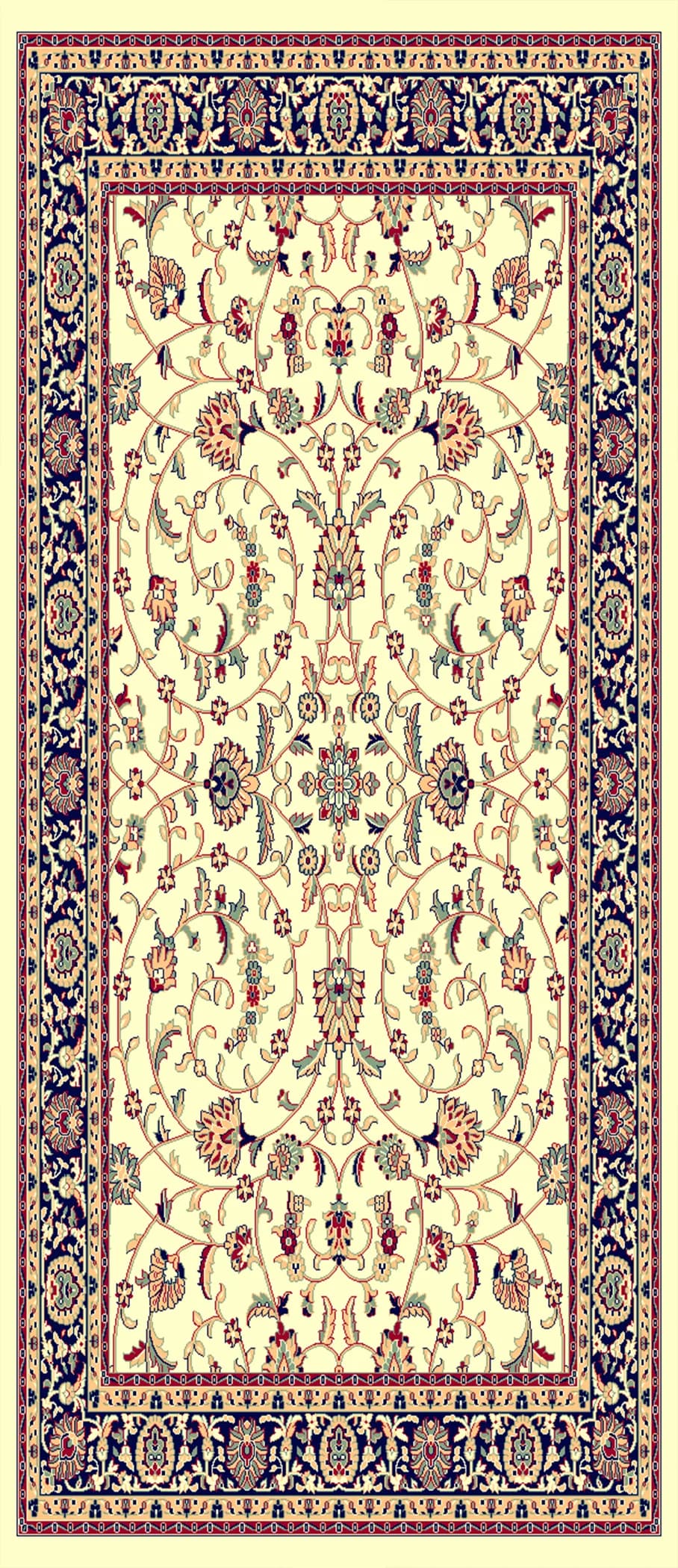 5x7 ft design image for Signature Medallion Heatwoven Carpet