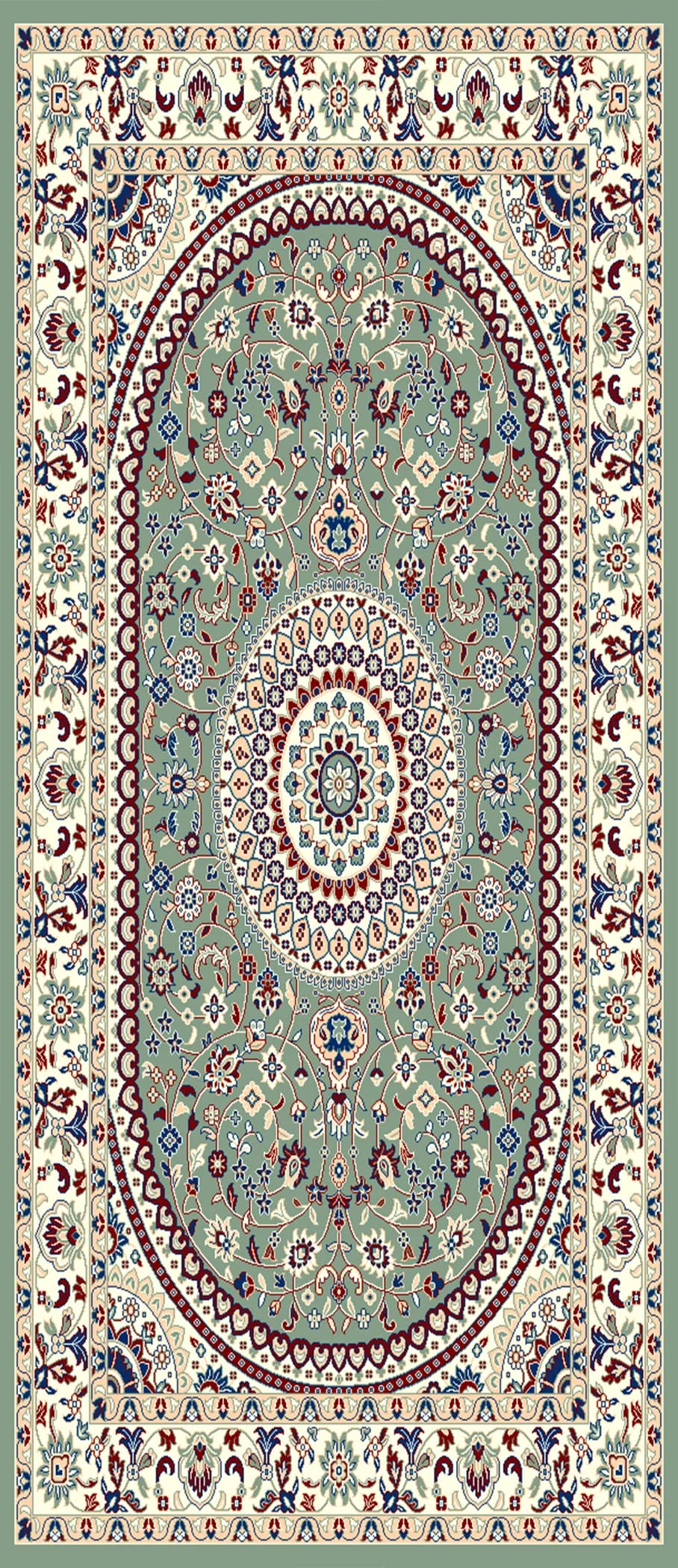 5x7 ft design image for Premium Classic Heatwoven Carpet