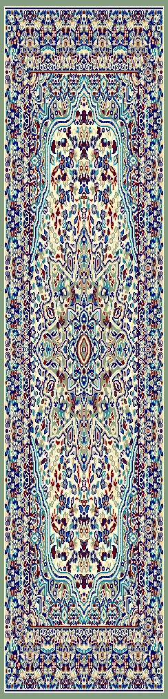 2x5 ft design image for Regal Border Heatset Carpet