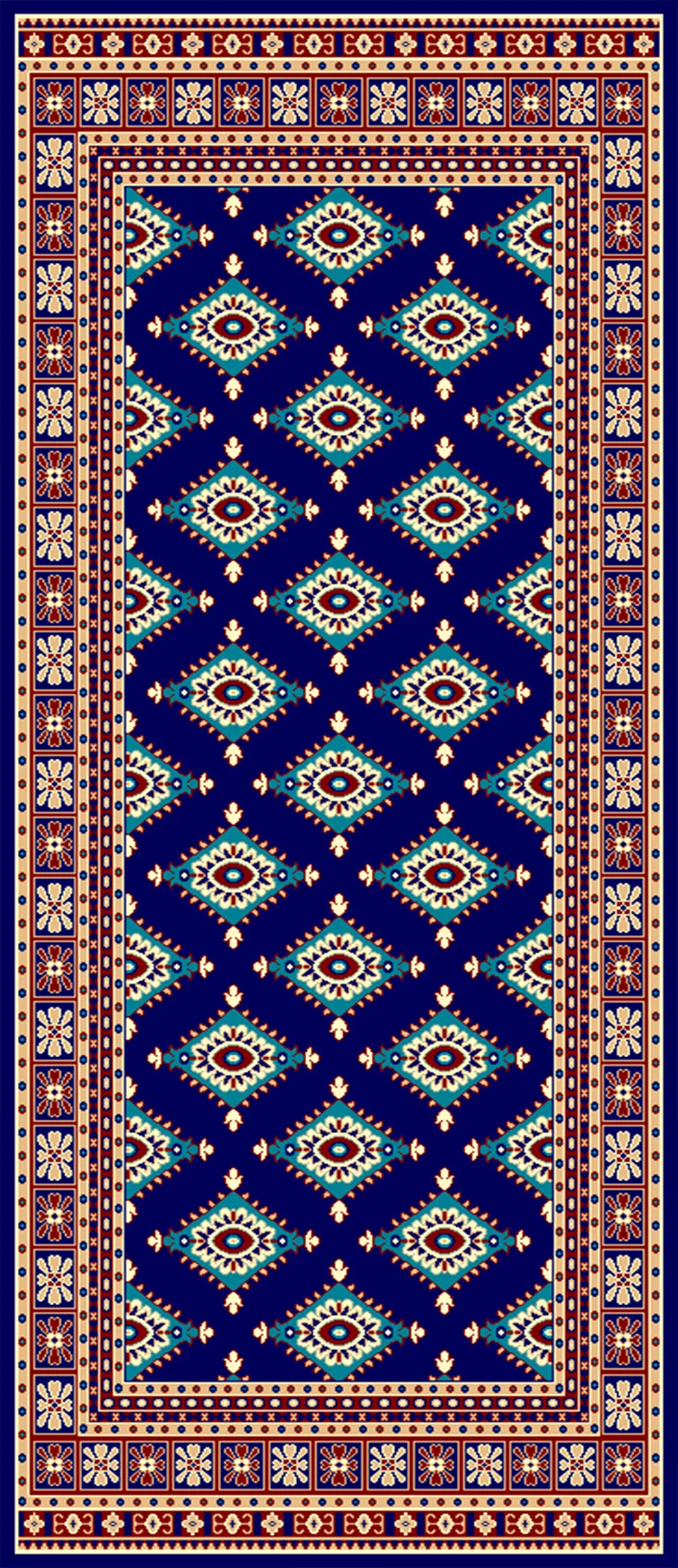 3x5 ft design image for Persian Garden Heatset Carpet