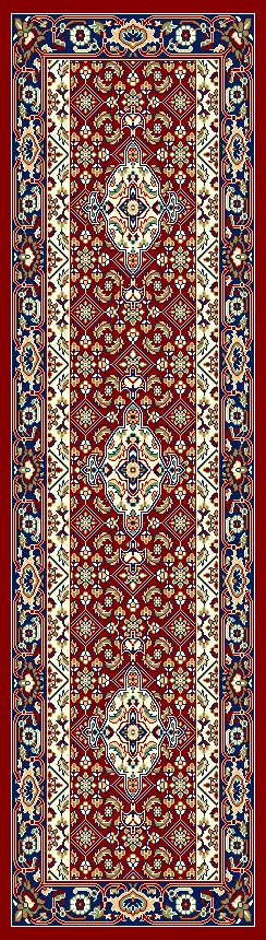2x5 ft design image for Heritage Floral Runner Carpet