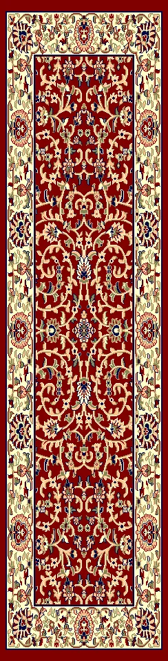 2x5 ft design image for Signature Medallion Heatset Carpet