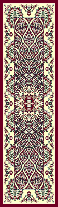 2x5 ft design image for Grand Heritage Heatset Carpet