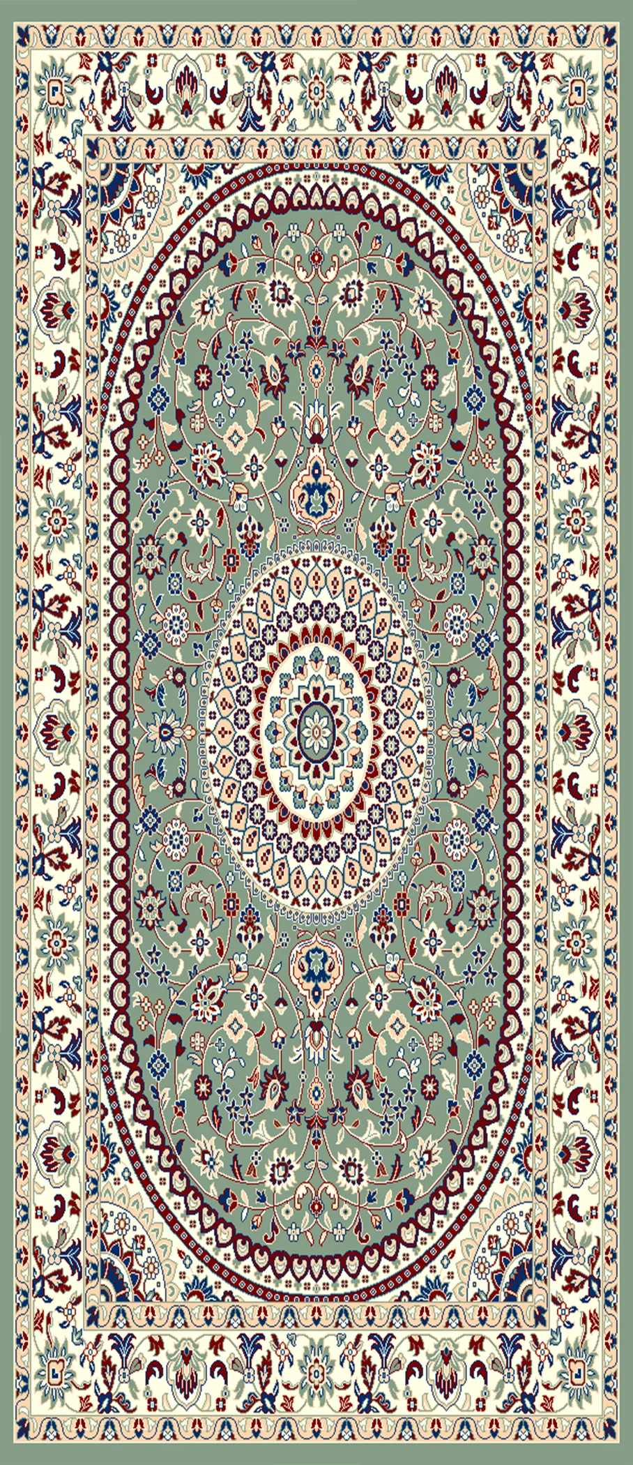 5x7 ft design image for Premium Classic Heatset Carpet